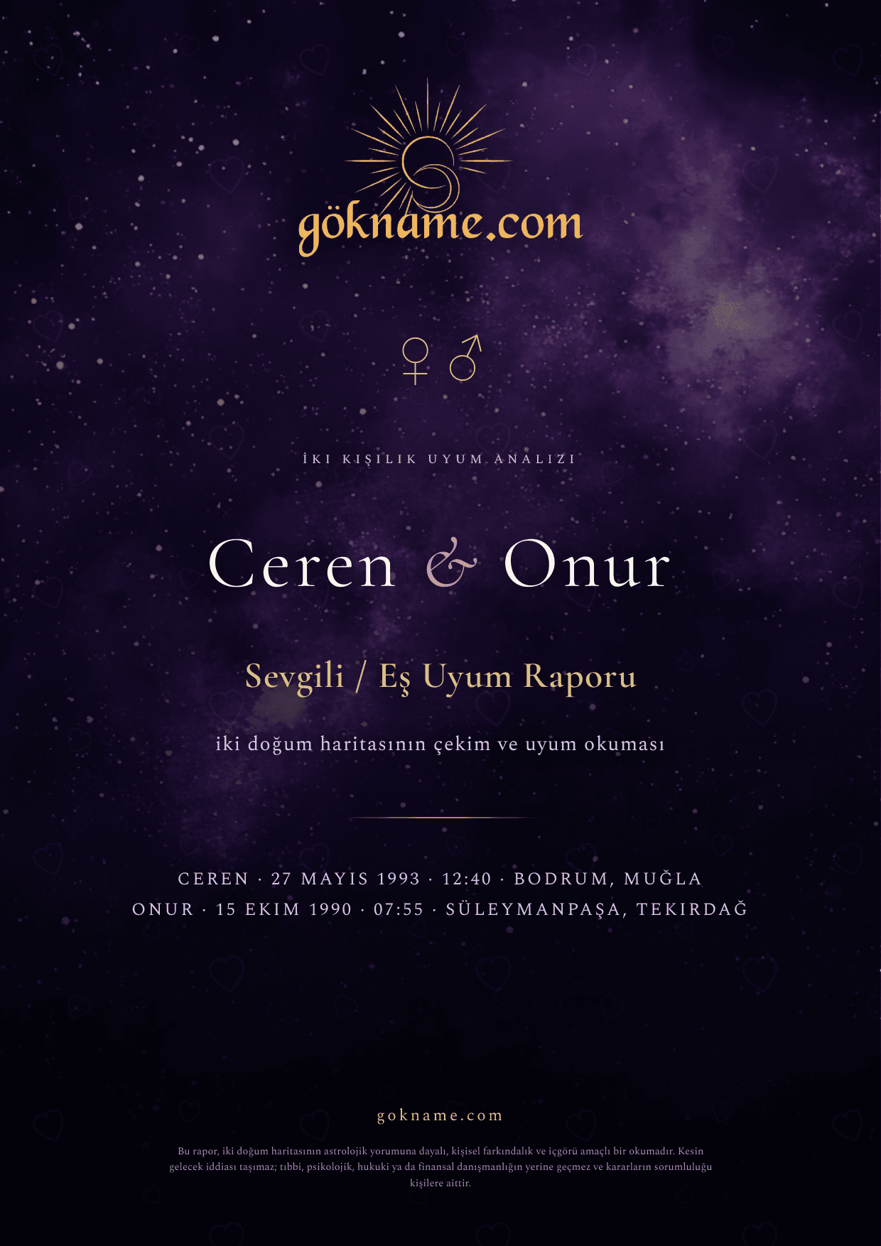 Örnek Sevgili & Eş Uyumu #3